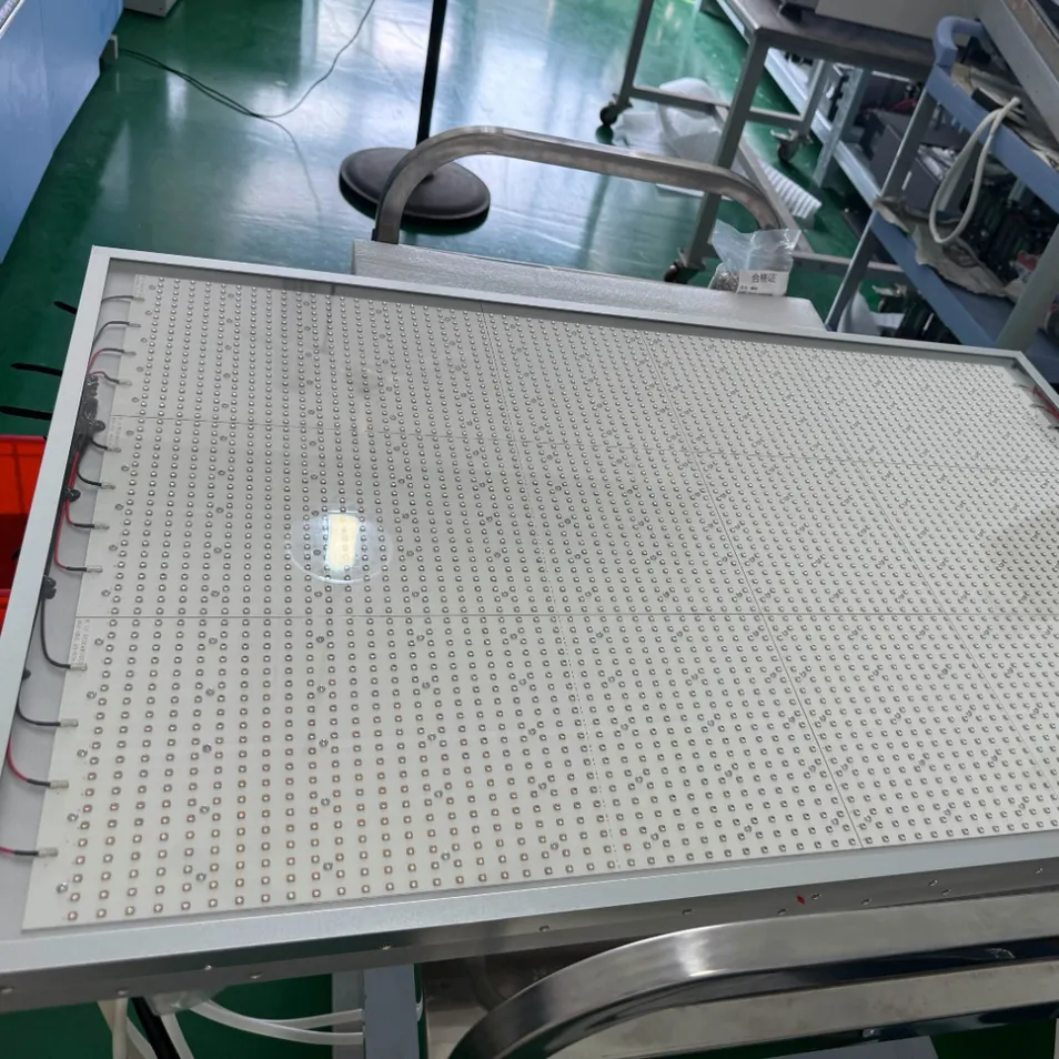 Panel de curado por luz UV LED enfriado por agua para recubrimiento de superficies