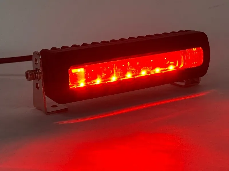 Lámpara de zona roja LED a prueba de agua para alarma de seguridad en maquinaria industrial