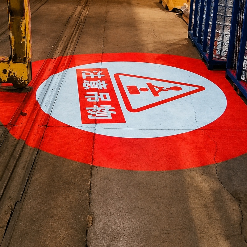 Proyector de Gobo de Cinta Virtual LED de Alta Resistencia para Área de Alerta de Peligro de Grúas Industriales Pesadas