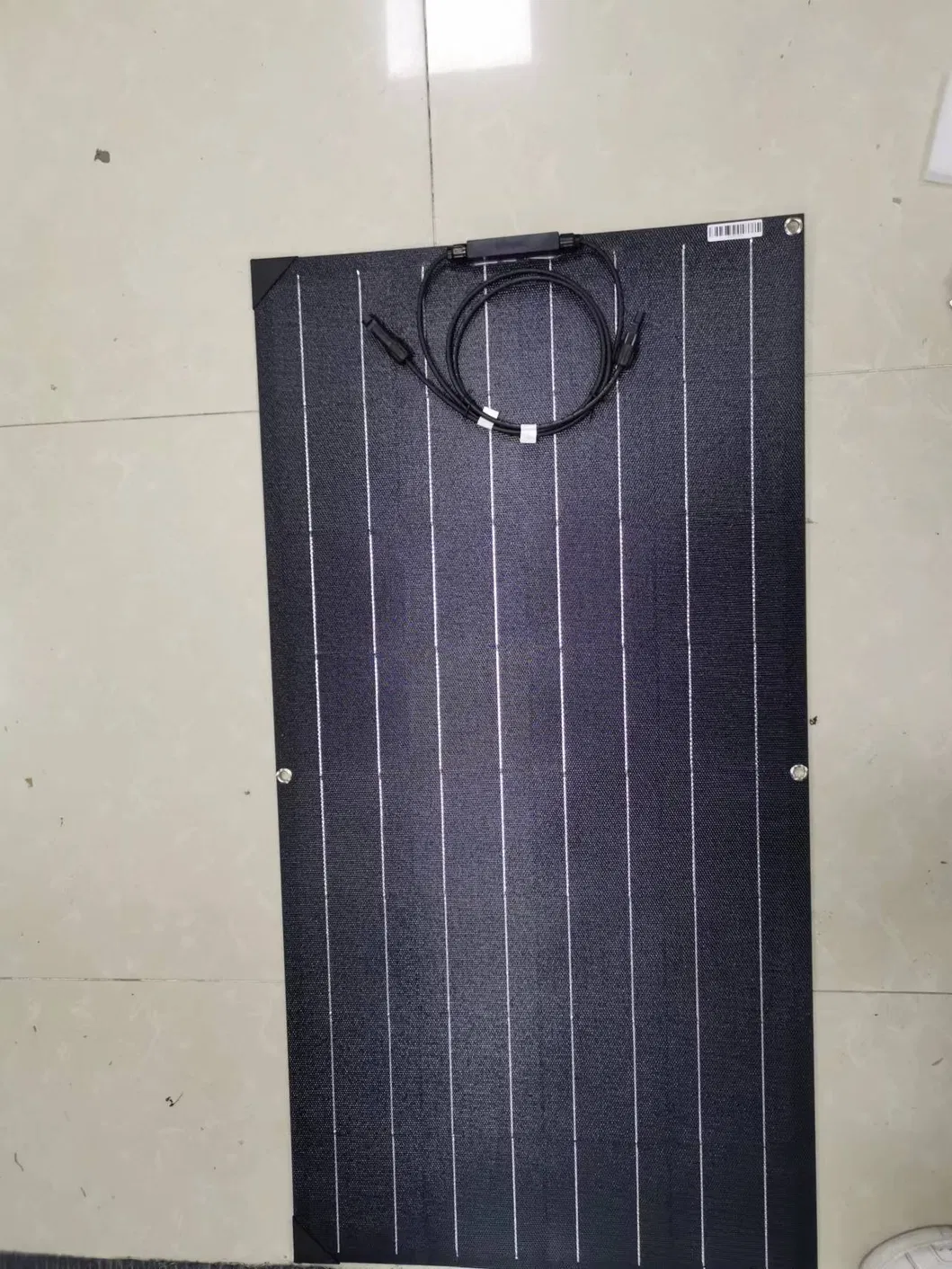 Pruebas de flexión del panel solar