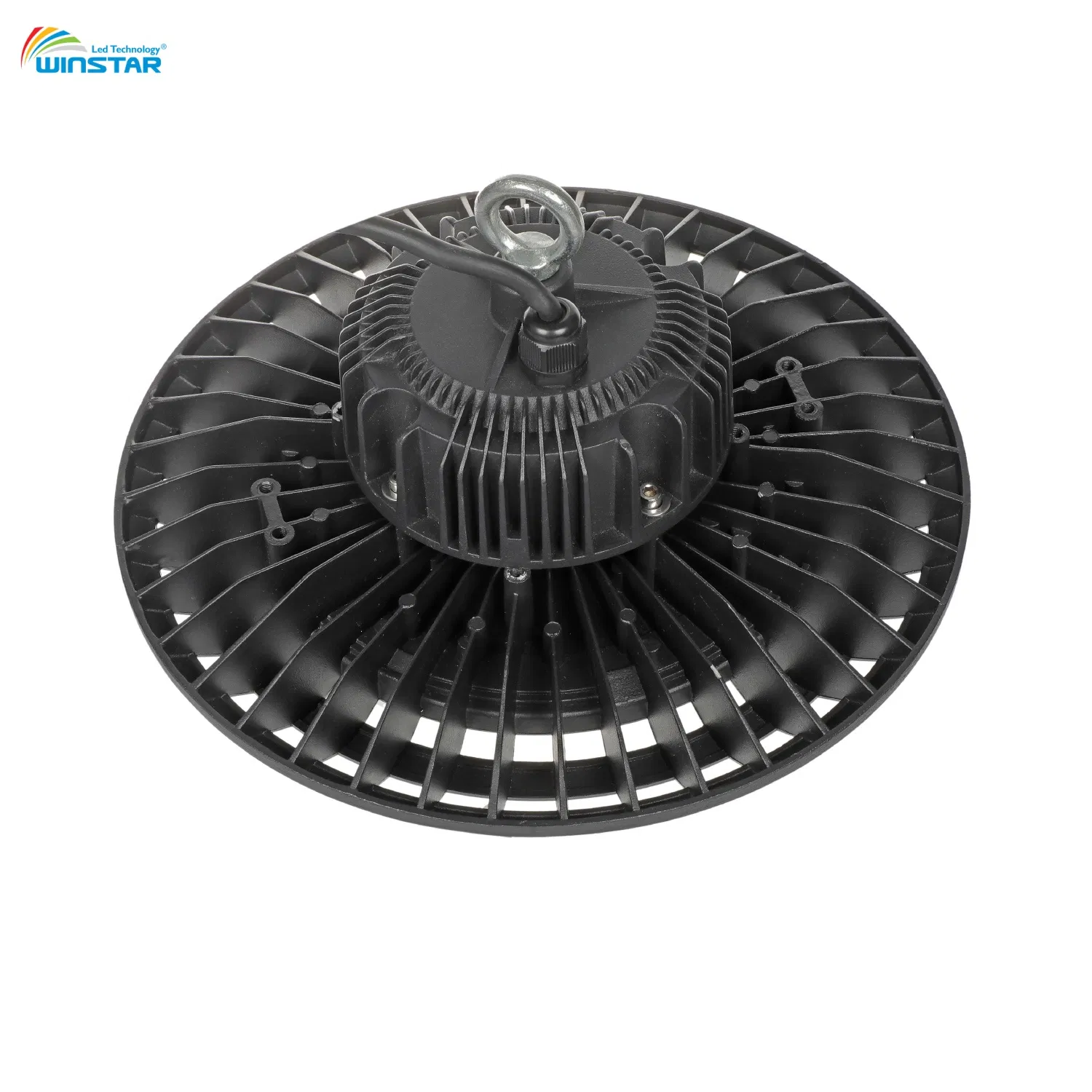 Iluminación LED de alta bahía de servicio pesado 190lm/W Lámpara de alta bahía tipo UFO industrial con ADC12 carcasa de aluminio para iluminación de almacenes, fábricas y centros logísticos