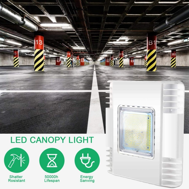 Luz de Canopy LED Rápida Shipping150W para Estacionamiento, Garaje, Industrial, Gasolinera, Luz LED de Bajo Techo Impermeable