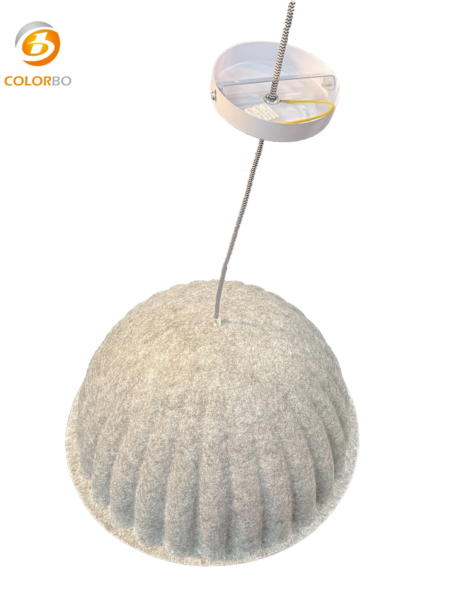 Paneles de alambre de alta calidad, lámpara de luz LED, pantalla acústica de PET