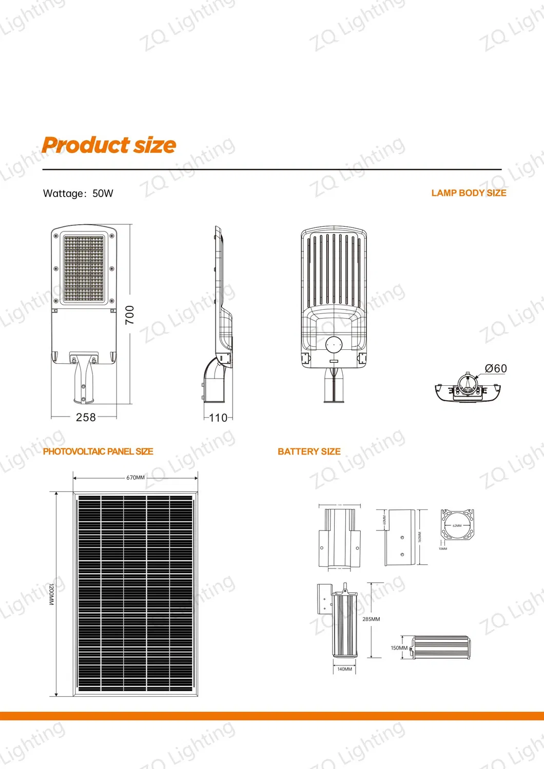Luz LED de calle