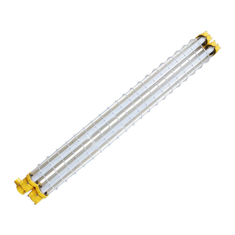 Lámpara fluorescente a prueba de explosiones de tubo LED de aluminio fundido a presión, resistente al agua y de alta resistencia industrial IP66