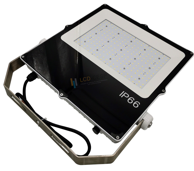 Luz de inundación LED de aleación de aluminio ADC12 luminaria de fundición a presión 200W luces de proyector para iluminación de edificios, focos solares con fabricación de controlador MW en China