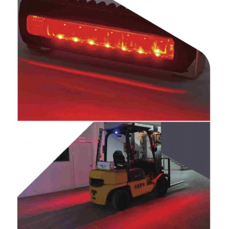Lámpara de zona roja LED a prueba de agua para alarma de seguridad en maquinaria industrial
