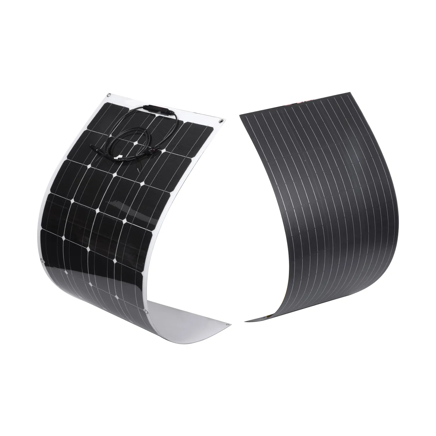 100W 200W Paneles Solares Flexibles Monocristalinos Cargador Panel Solar para Casa, Barco, Jardín, Coche, Luz LED