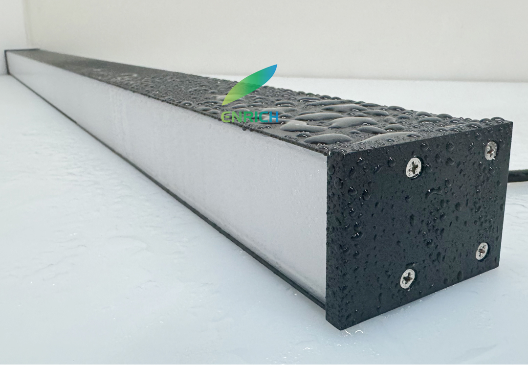 IP65 Sensor de microondas a prueba de agua luz lineal LED integrada triproof 110lm/W Iluminación lineal industrial tipo batten
