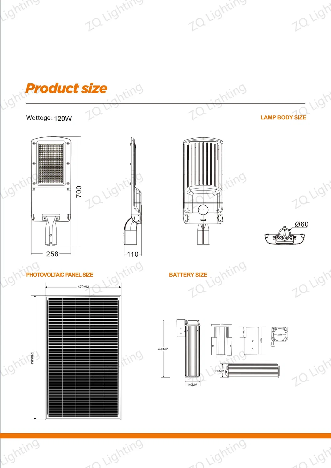 Luz LED de calle