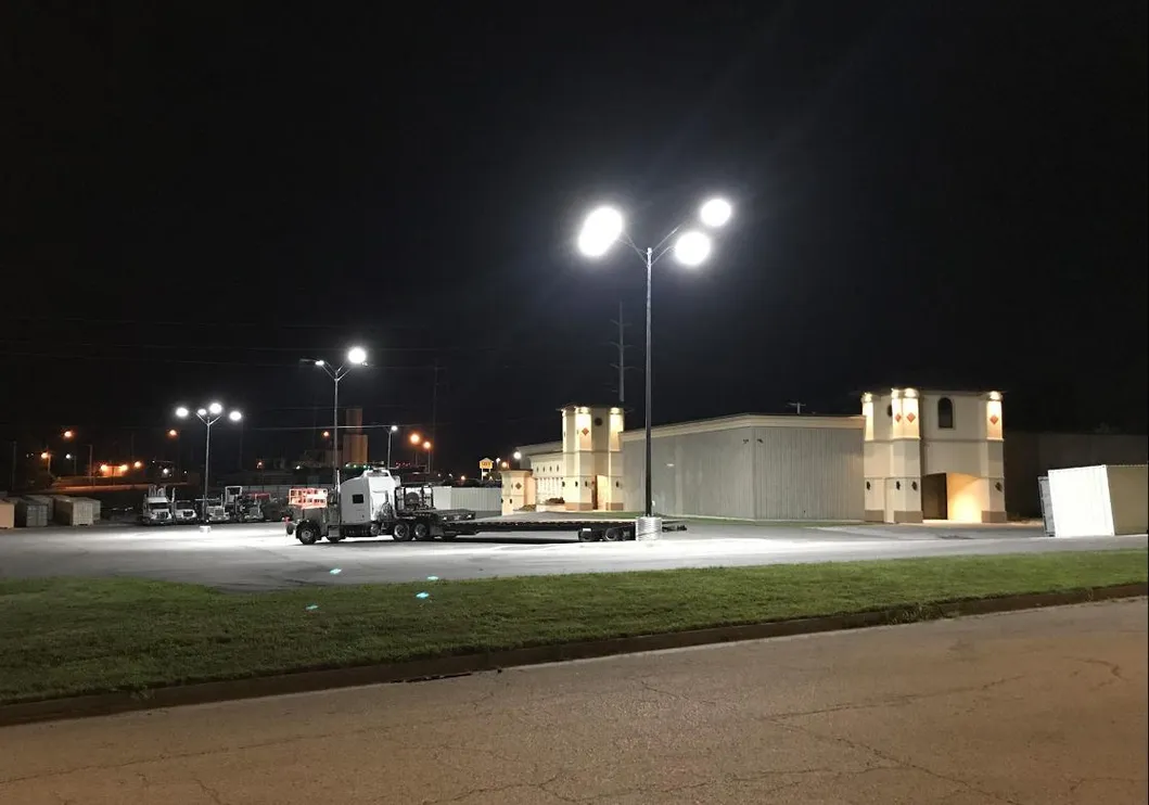 Distribución de iluminación exterior LED