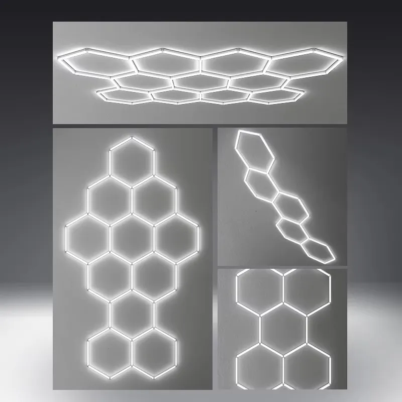 Iluminación de Oficina LED Hexagonal