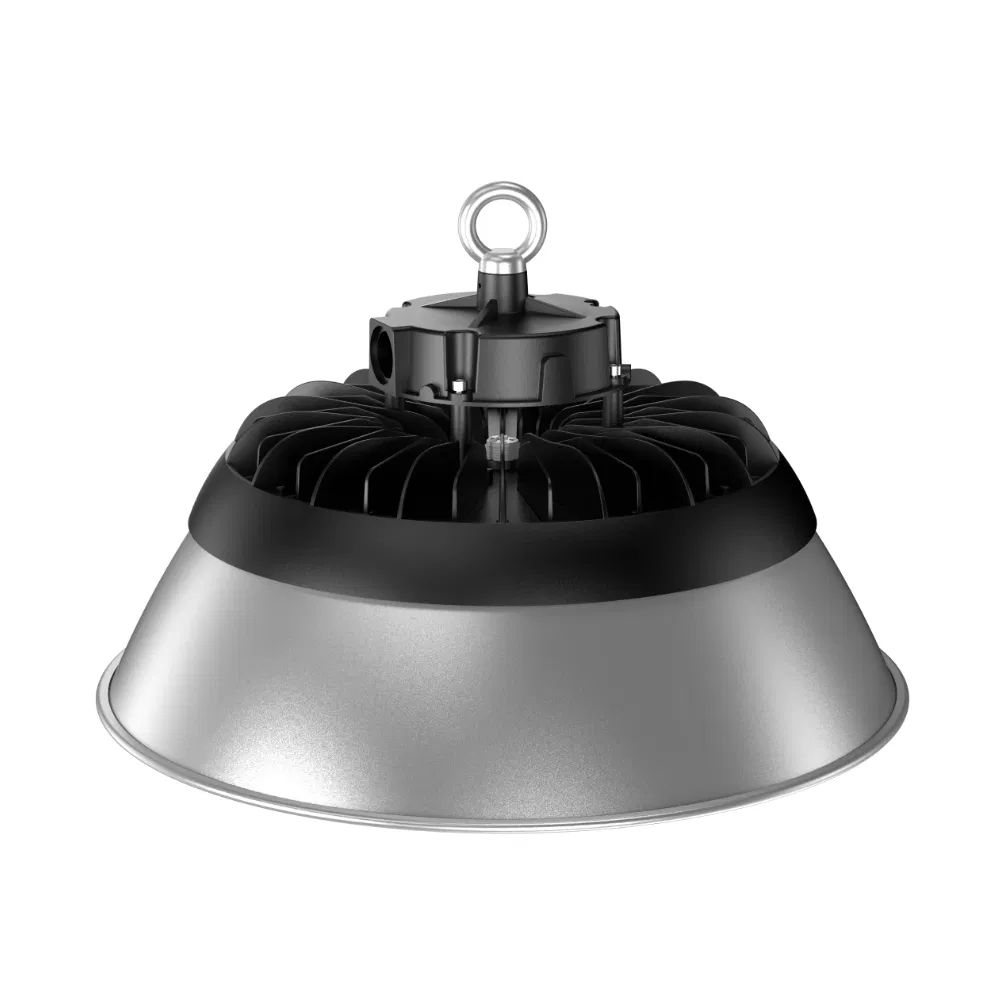 Venta Caliente 100W 150W 200W 240W 300W Tienda Industrial Iluminación de Caballo IP66 a Prueba de Agua UFO Luz LED de Alta Bahía para Almacén