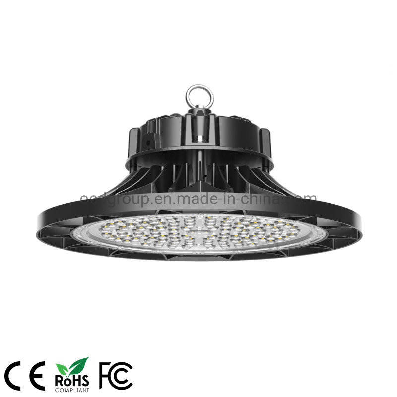 5 Años de garantía 150lm/W Luz LED industrial de China 5000K 5700K 150W IP65 Fijación de luz LED para garaje