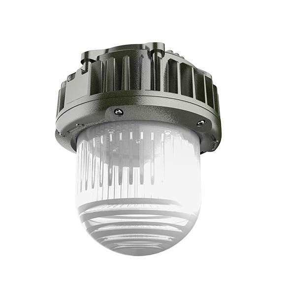 Luz de emergencia a prueba de explosiones para áreas peligrosas, foco de inundación a prueba de explosiones, luz LED industrial a prueba de explosiones de acero para gases químicos