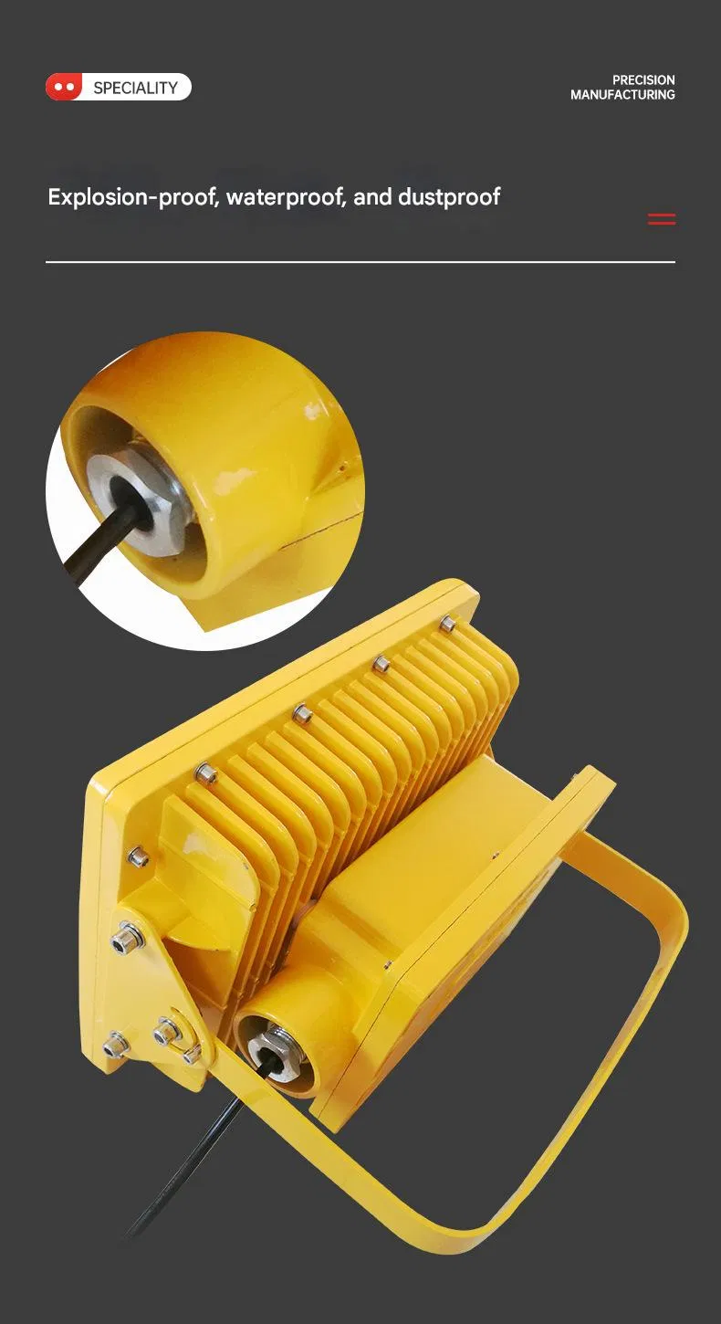 Midt805 Alta Potencia Industrial IP66 Proyector a Prueba de Explosiones de Aluminio Fundido a Presión y Resistente al Agua