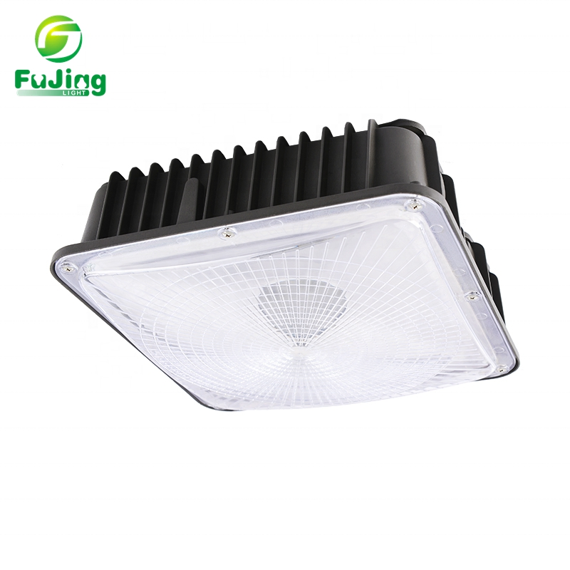 Luz de Canopy LED de Bajo Perfil Luz LED para Gasolineras Luces para Garajes 100W