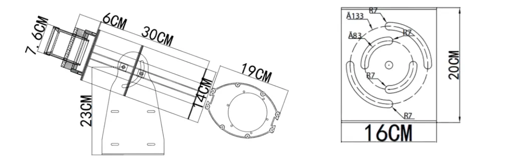 Proyector de Gobo Virtual LED para Señalización de Seguridad en Fábricas Industriales