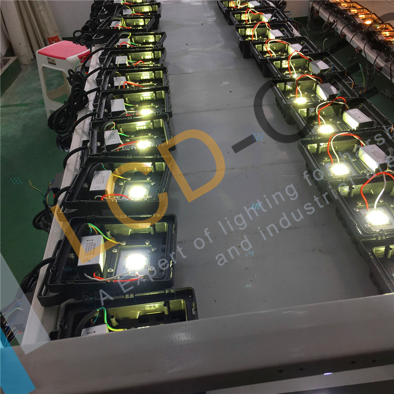 Iluminación LED de inundación 200W para ingeniería de máquinas de taller, luz industrial LED nueva de alta potencia Osram Meanwell 600W focos de luz de inundación