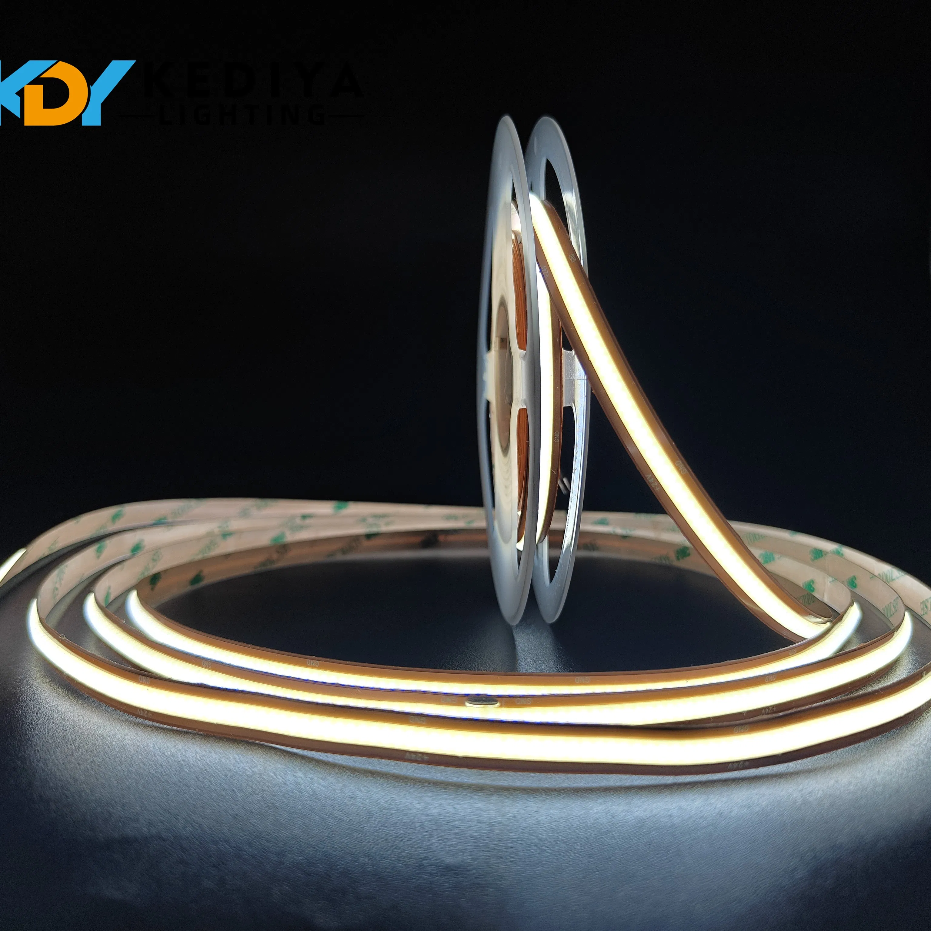 Tiras de luces LED COB ultra brillantes Ra90 para una iluminación elegante del hogar