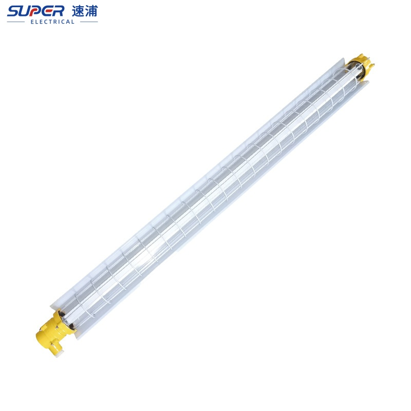 Lámpara fluorescente a prueba de explosiones de tubo LED de aluminio fundido a presión, resistente al agua y de alta resistencia industrial IP66