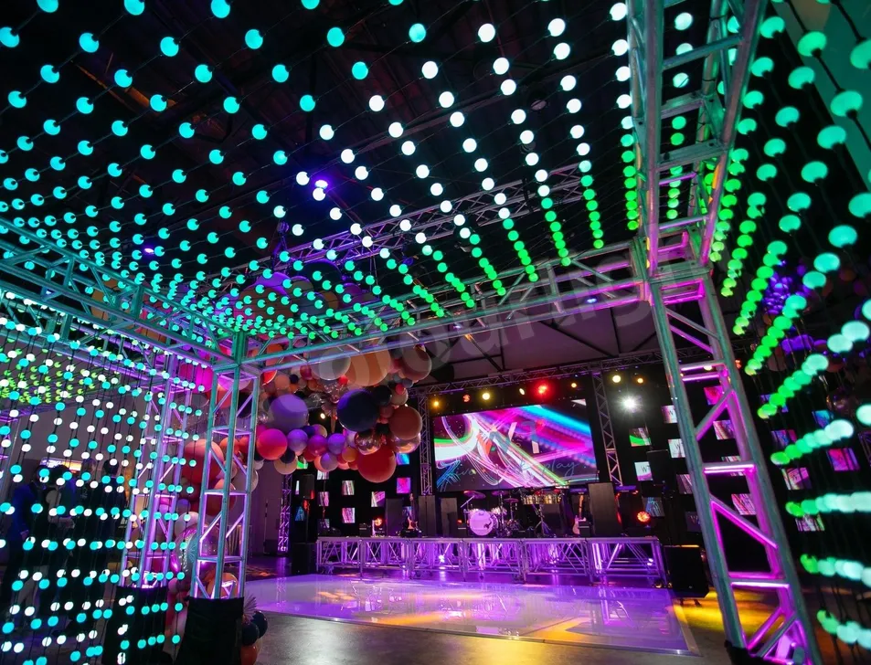 Iluminación decorativa para eventos