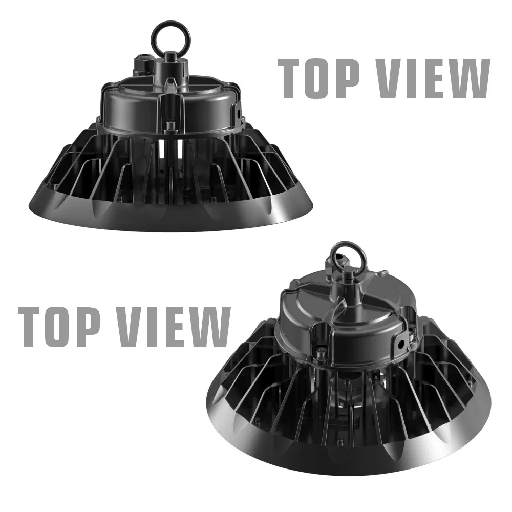 240W 36000lm Almacén Industrial IP65 Iglesia Impermeable 250W 240 Luz de Alta Bahía LED UFO para Industria Almacén Exposición