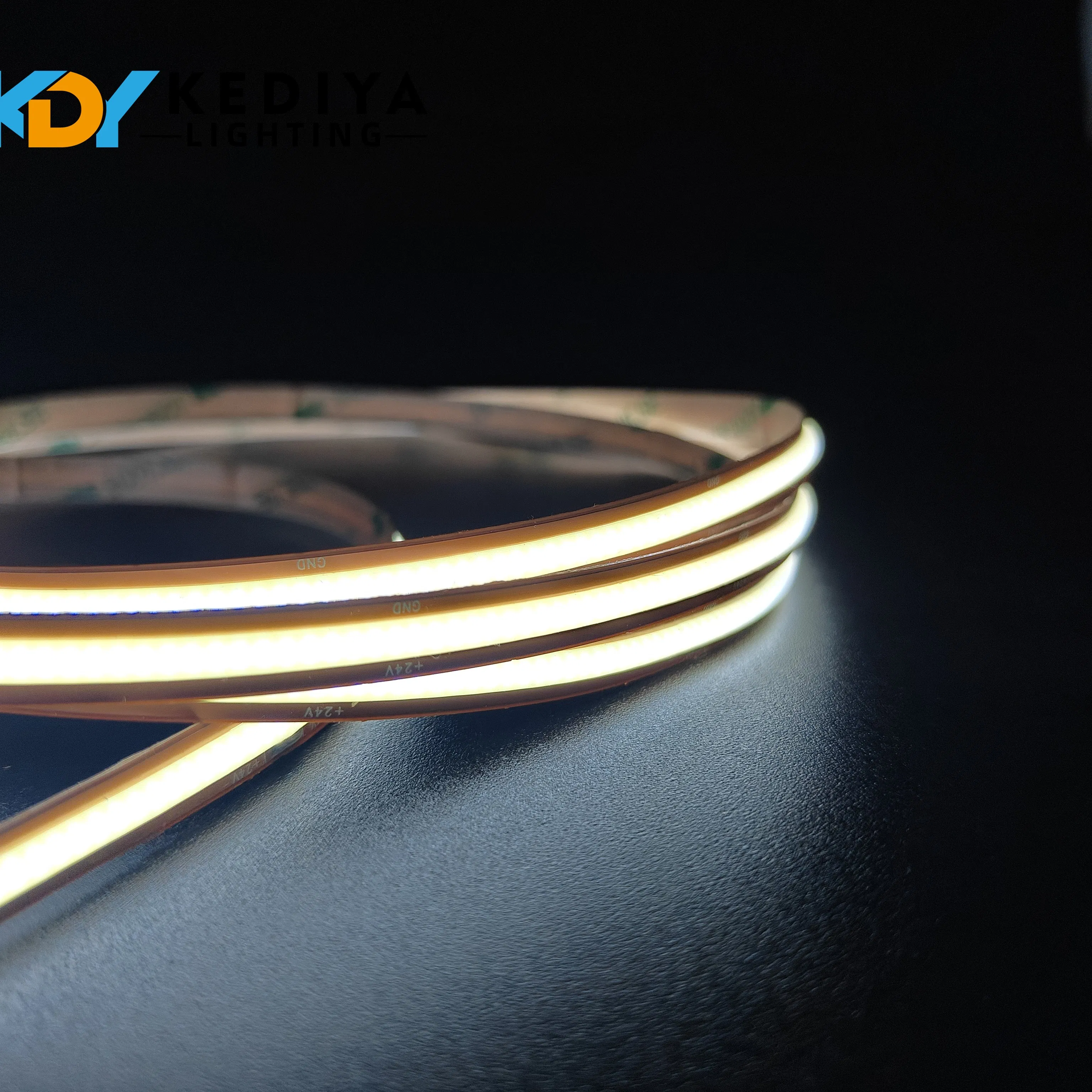 Tiras de luces LED COB ultra brillantes Ra90 para una iluminación elegante del hogar