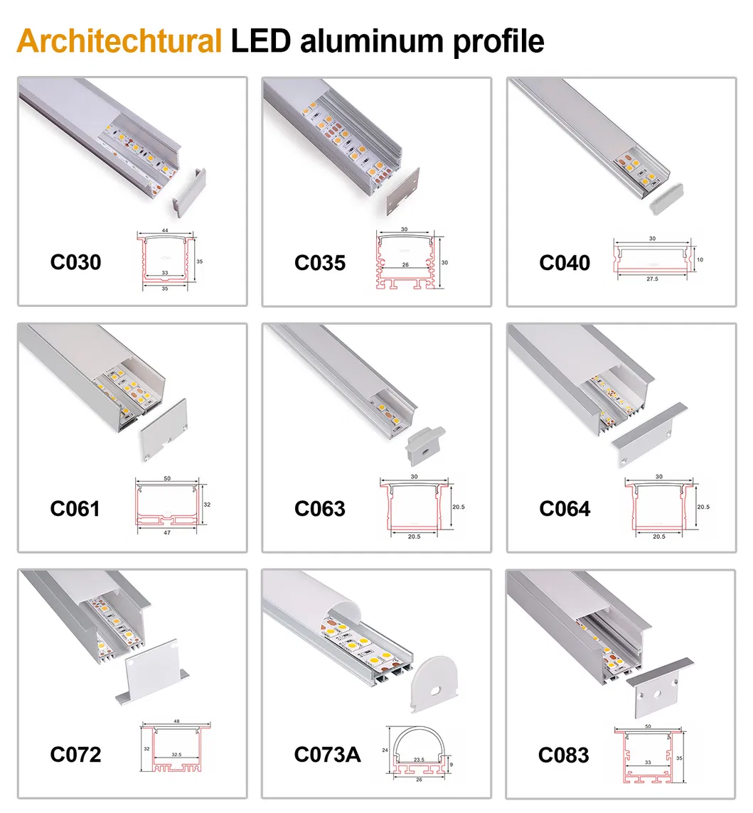 Iluminación lineal LED de perfil bajo de grado industrial - Alta fiabilidad para un diseño minimalista