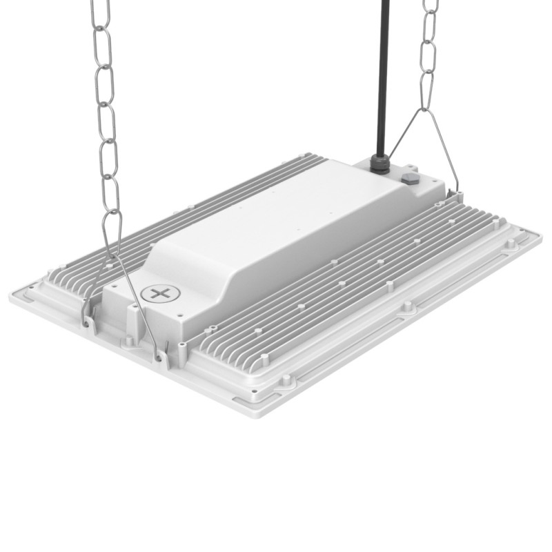 Luz de alta bahía lineal LED 100W IP66 Iluminación industrial de almacén diseño inteligente con sensor inteligente y regulación de potencia ahorradora