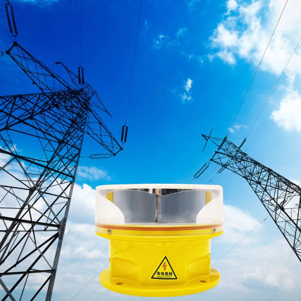 Luz de advertencia de torre LED a prueba de agua de intensidad media, luz de advertencia para aeronaves, luz de obstrucción dual roja y blanca