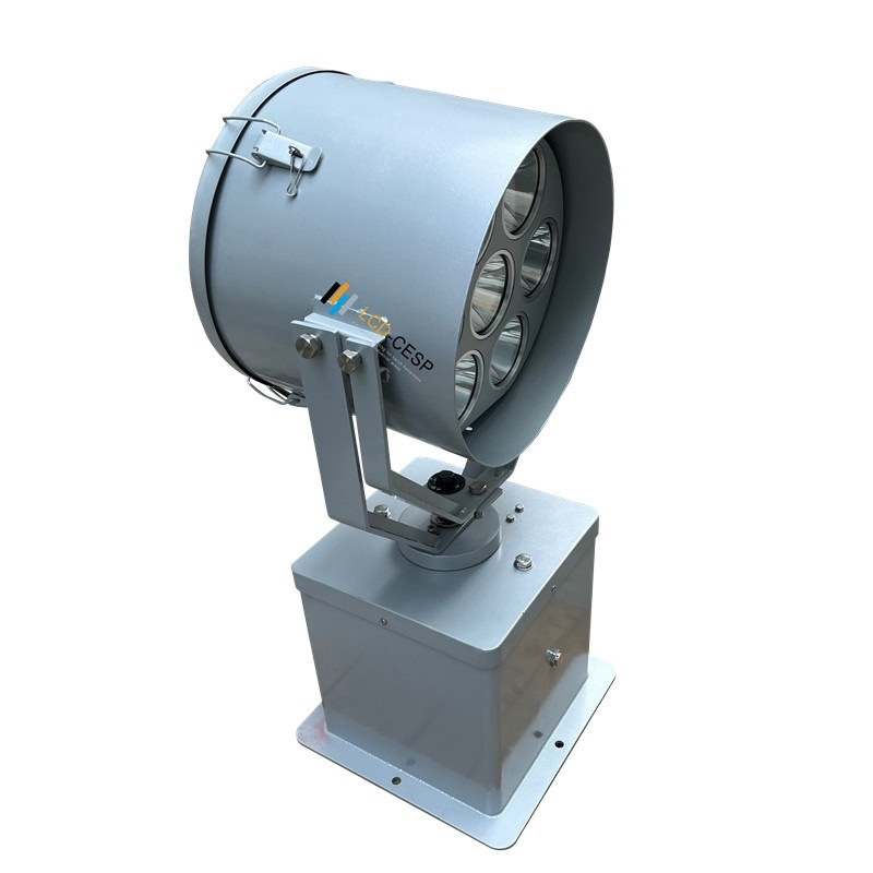 Linterna LED Ajustable 250W con Control Remoto y Manual, Maquinaria Industrial y Equipos Pesados, Acero Inoxidable, IP67 Impermeable, Iluminación de Alta Eficiencia