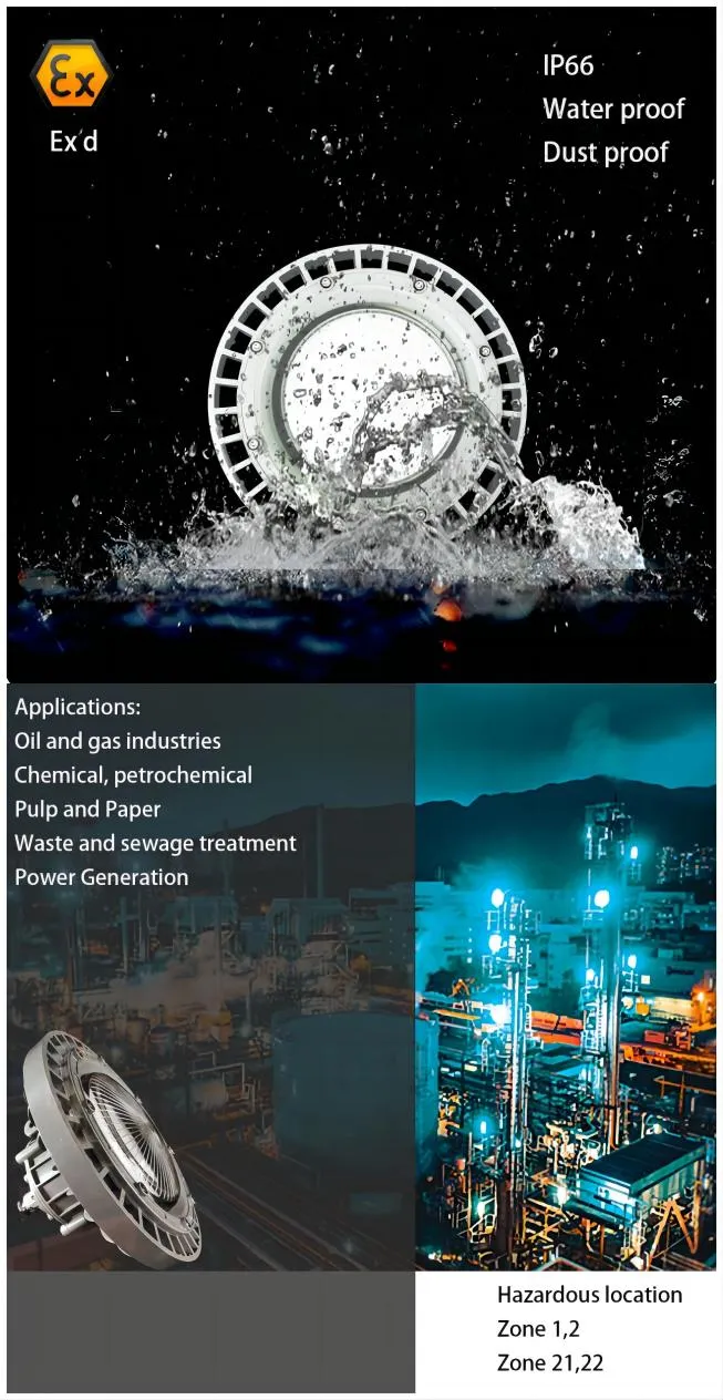 Estructura e iluminación LED industrial