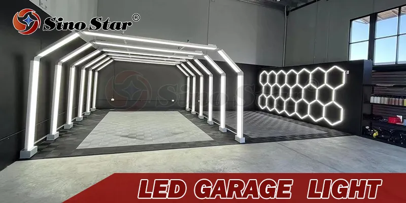 SGE1006 Luz de bahía LED lineal 3D Diseño de taller de túnel de lavado de autos Iluminación industrial