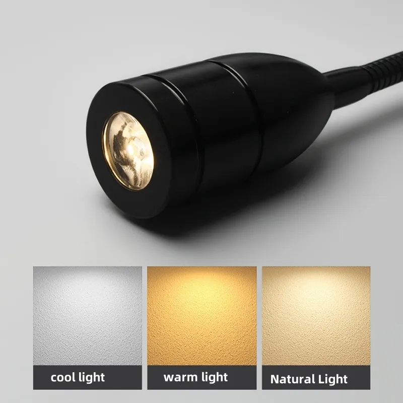 Luz de trabajo industrial con base magnética de cuello flexible para torno, banco de trabajo, parrilla, lectura, máquina CNC, luz LED para máquina de coser