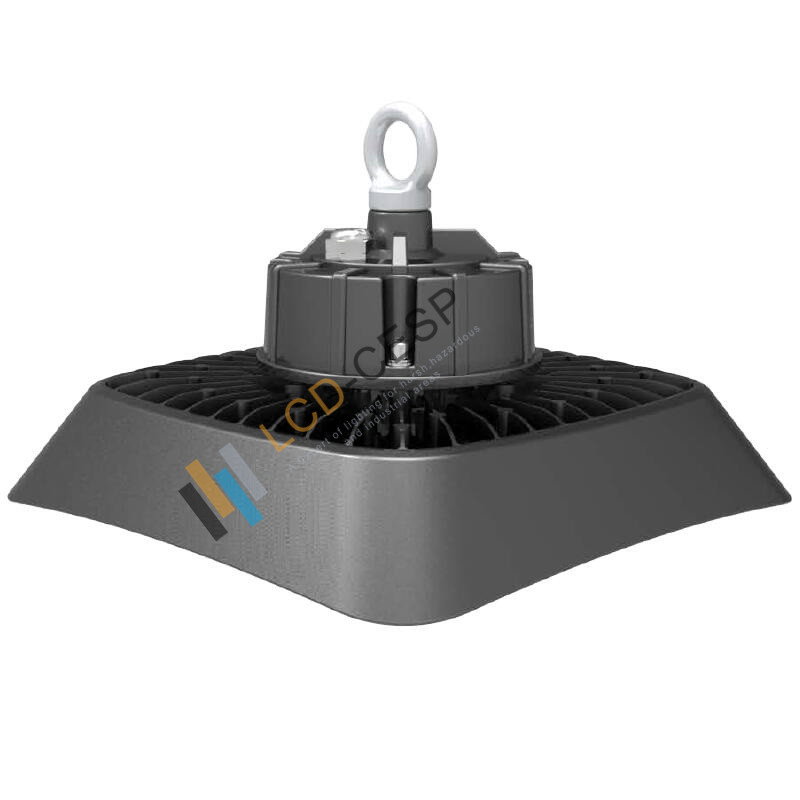 IP65 Focos LED Industriales de Bajo Deslumbramiento 100W 120W 150W 200W Foco Comercial de Alta Bahía con Sensor de Movimiento y Baja Bahía