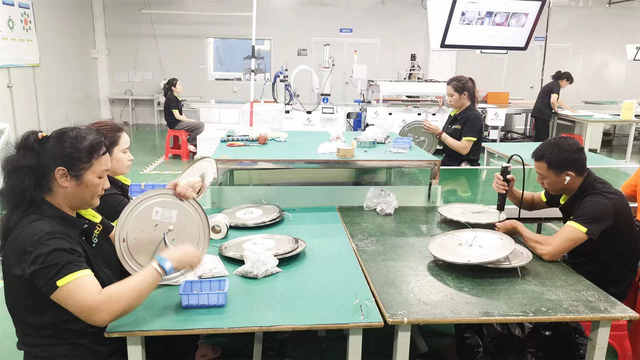 Ningbo Jia Lighting fábrica inteligente de luminarias LED industriales de alta potencia