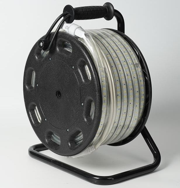 Construcción de Worklight Iluminación Industrial Edificios Astilleros Túneles 25m 50m Kit de Tambor Portátil Luz de Tira LED