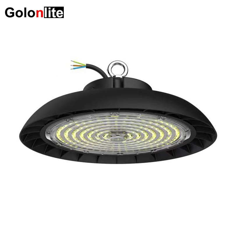 Lámpara de alta bahía industrial tipo UFO LED para almacén y garaje