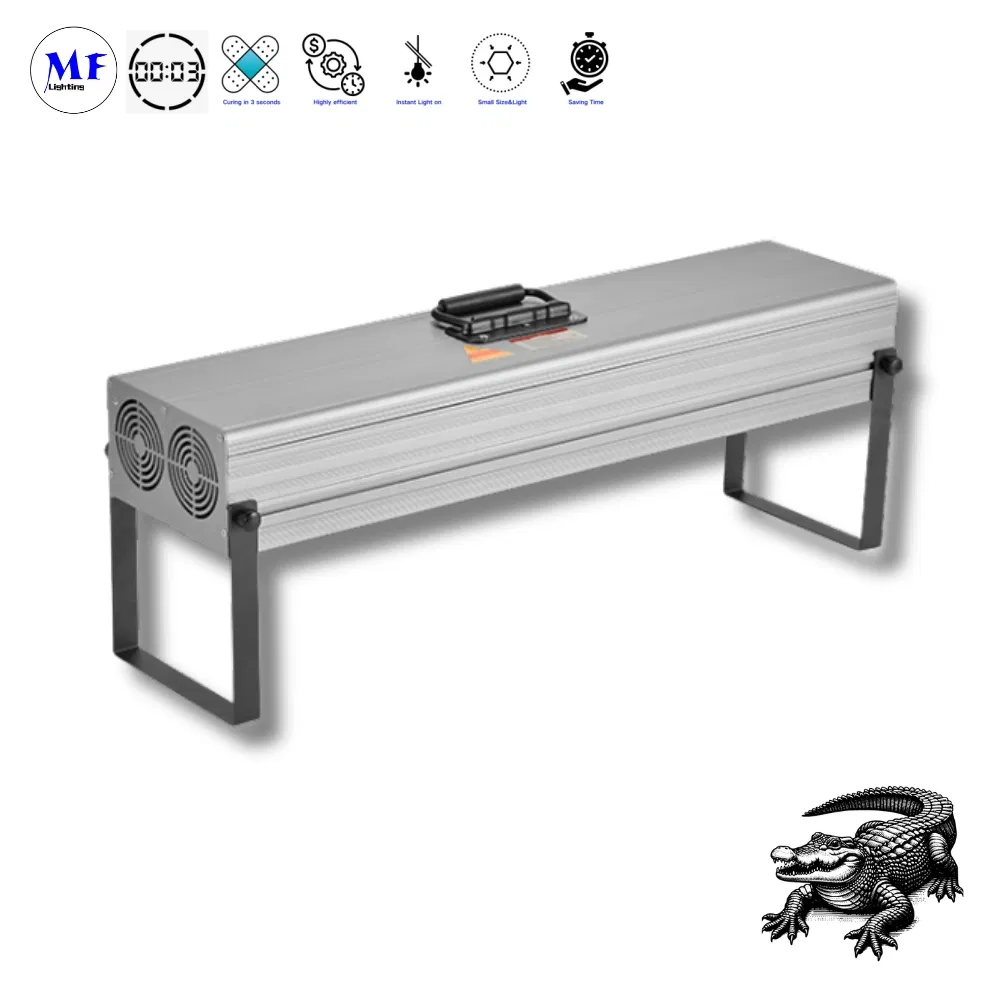 Precio de fábrica 60W 100W 395nm/365nm Certificación CB CE Cámaras de curado UV de aluminio de alta resistencia Luz UV de curado LED Lámpara UV para 3D Pintura Impresión Uñas Automotriz