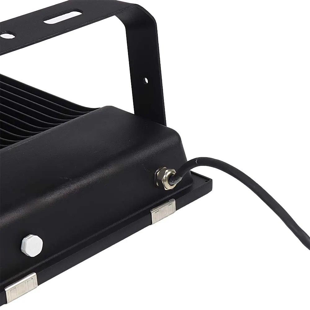 Ce SAA UL 140lm/W 5 Años de Garantía 10W/20W/30W/50W/80W/100W/150W/200W Nuevo Diseño Lámpara Solar de Aluminio para Exterior Proyector de Iluminación Industrial LED Inundación Túnel Stre