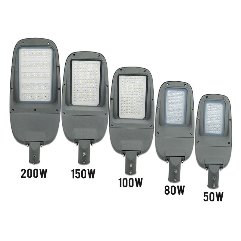 Luz de Calle de Alta Potencia 100W 150W 200W 240W 300W Iluminación de Estacionamiento Luz LED Industrial para Exteriores Tipo Shoebox Área