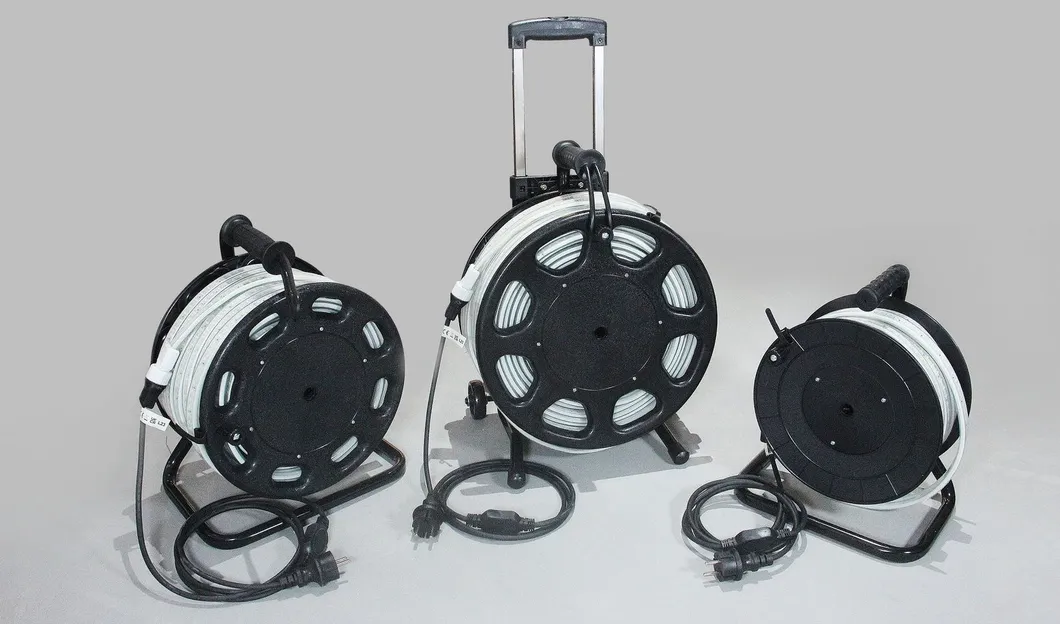 Construcción de Worklight Iluminación Industrial Edificios Astilleros Túneles 25m 50m Kit de Tambor Portátil Luz de Tira LED