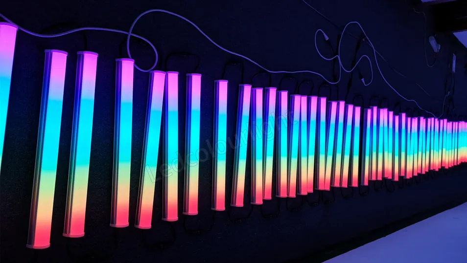 Iluminación de tubo para escenarios