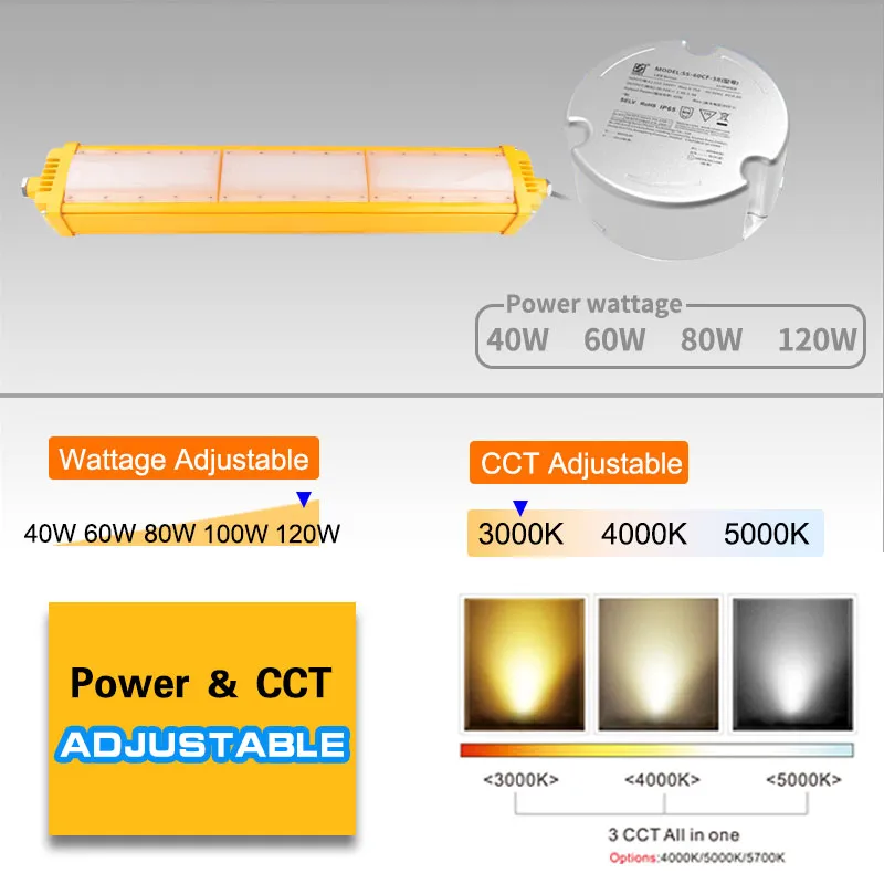 Luminaria lineal LED 7