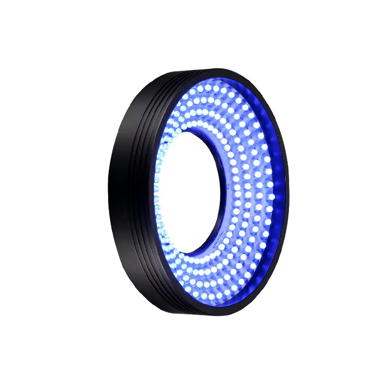 52*20mm Ángulo Bajo 45 Grados Blanco/Rojo/Verde Azul/IR/UV Luz de Anillo LED Industrial Personalizada para Visión de Máquinas