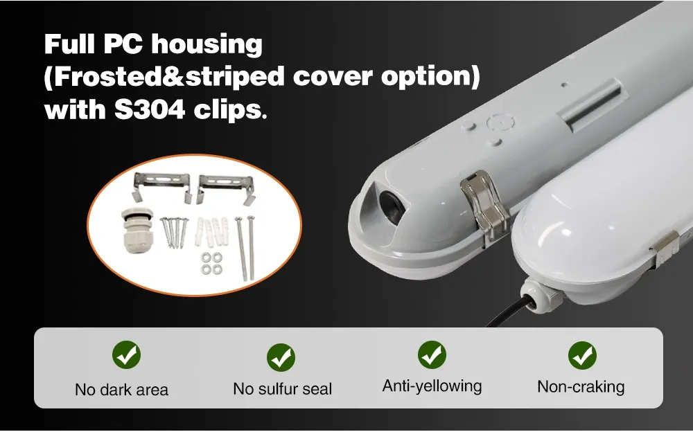 Luz Tri-Prueba LED Impermeable y Duradera con Certificación CE RoHS IP65