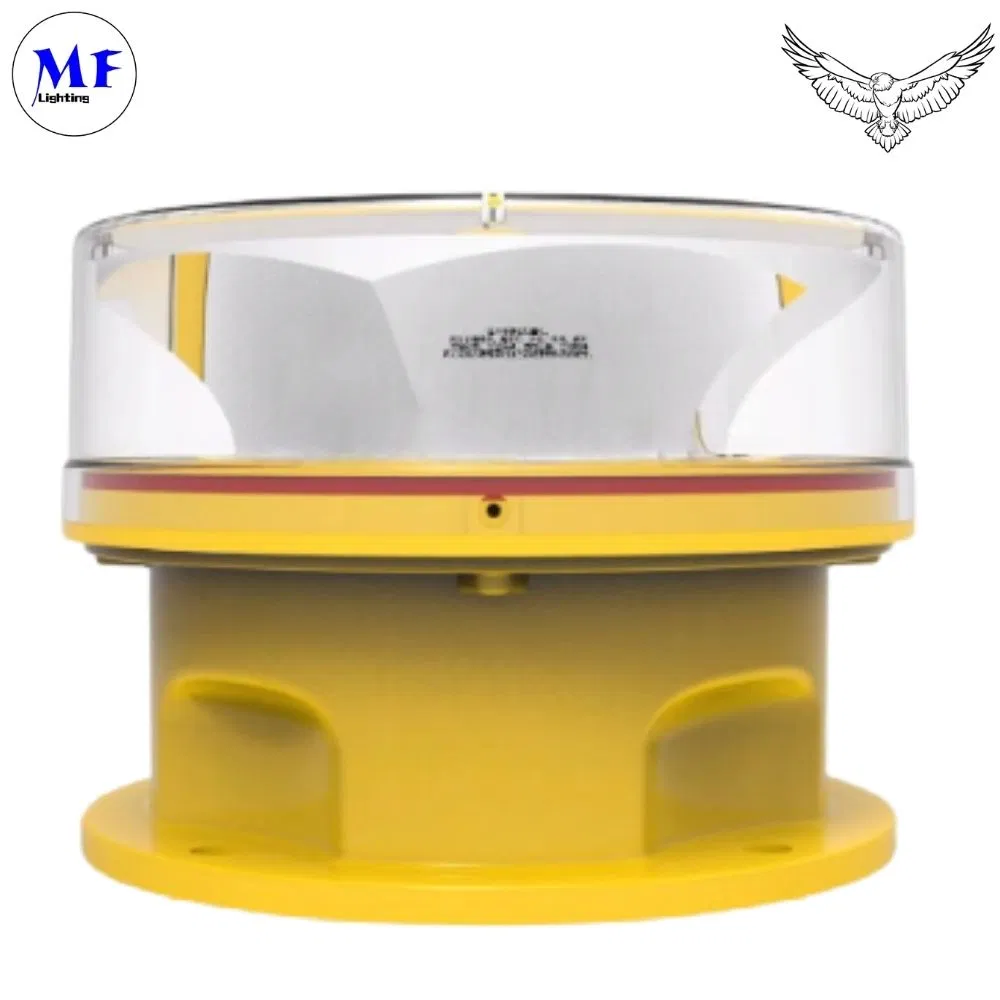 Luz de advertencia intermitente LED de intensidad media 45-105mete L864 Luz LED de torre a prueba de agua Luz de advertencia para aeronaves Luz de obstáculo de aviación