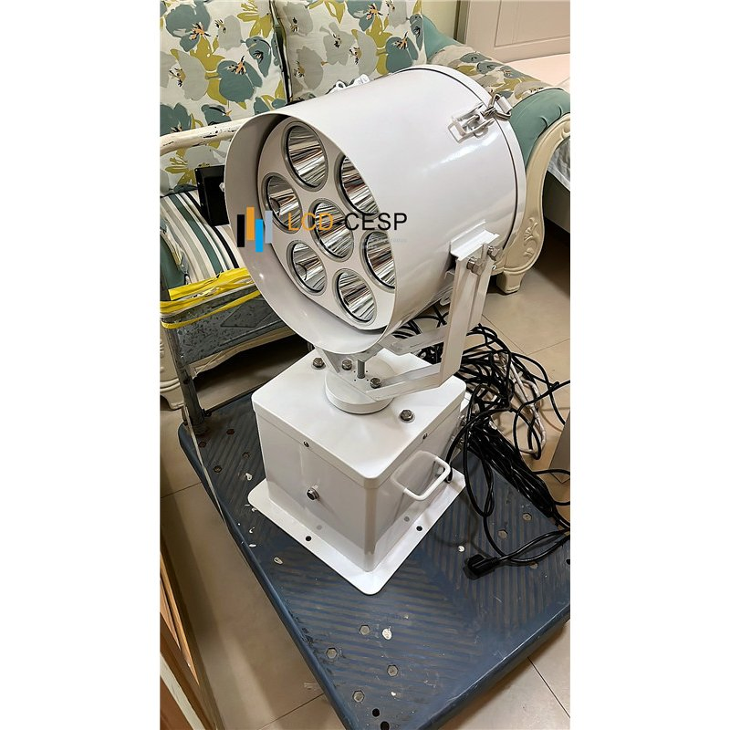Linterna LED Ajustable 250W con Control Remoto y Manual, Maquinaria Industrial y Equipos Pesados, Acero Inoxidable, IP67 Impermeable, Iluminación de Alta Eficiencia