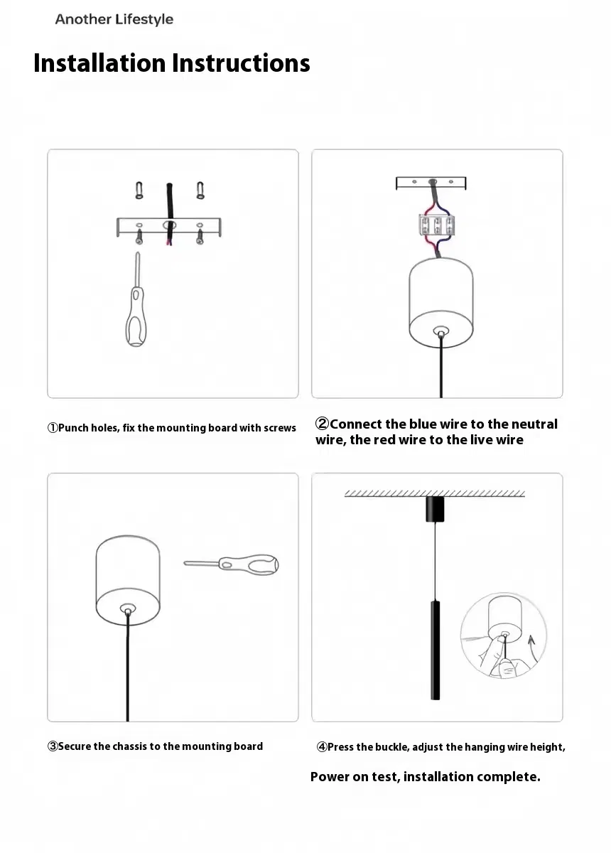 Luz colgante ajustable nórdica moderna para decoración minimalista de dormitorio junto a la cama